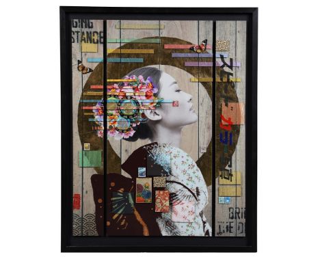GARETH TRISTAN EVANS A.K.A. "THE TRUNK OF FUNK" (BRITISH CONTEMPORARY). "Patience", from the "Urban Geisha" series, Limited e
