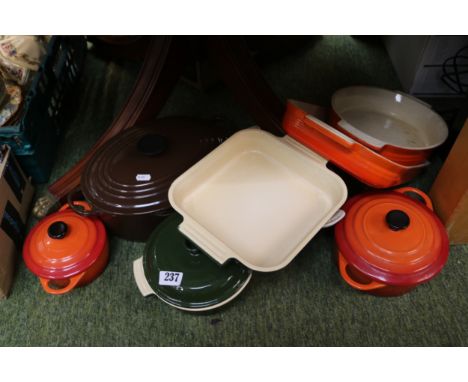 Collection of Le Creuset Cast Iron Cookware 