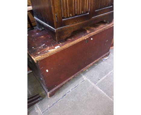 A vintage pine trunk 