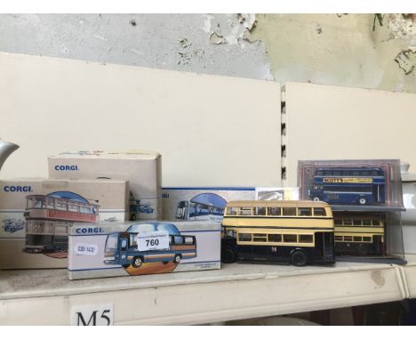 Corgi tram &amp; Corgi buses 