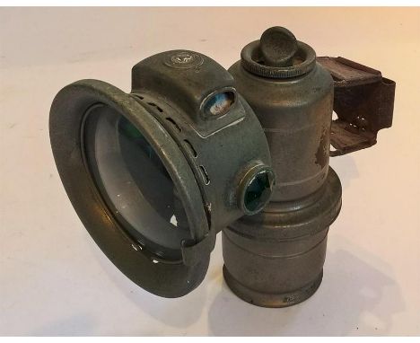 Edwardian Lucas calcia cadet bicycle lamp, made by Joseph Lucas Ltd. Birmingham.England 