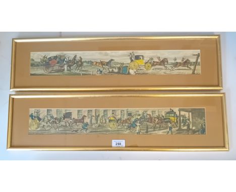 John Dean Paul after Henry Alken (Senior)Antique coloured prints to include ''Horse and Carriage'', unsigned.