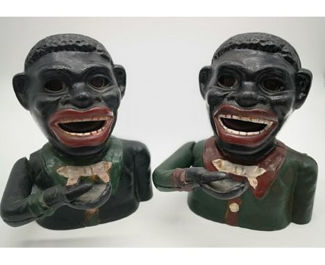 Two early 20th century cast iron money banks Notice from the the-saleroom.com: These items are listed on the basis they are i
