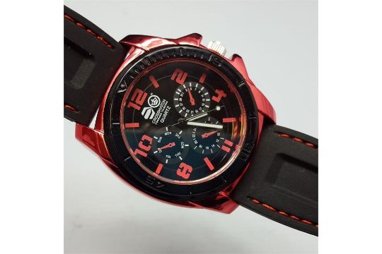crosshatch men's quartz watch