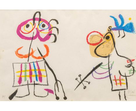 Joan MIRO (1893-1983) Lithograph, marked 'Hors Commerce'. (47 x 32 cm)