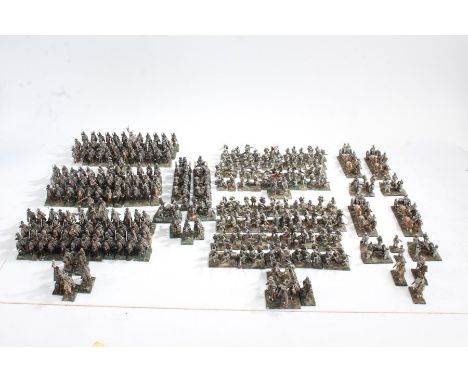 25mm American Civil War wargames army ( Confederate) , metal figures by Minifigs, painted to a good standard, based, and orga