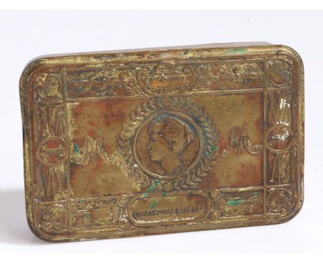 First World War Princess Mary Christmas 1914 gift tin