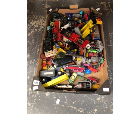 A COLLECTION OF DIECAST VEHICLES ETC INCLUDING MATCHBOX, CORGI, HUSKY ETC.