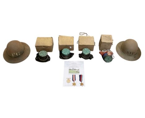 A trio of WWII medals including the 1939-45 Medal, the 1939-45 Star and the France &amp; Germany Star, awarded to Stoker Idri