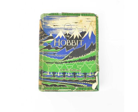 TOLKIEN (J.R.R.), THE HOBBIT, OR THERE AND BACK AGAIN; 1st edition, 1st impression, with ten black and white illustrations, m