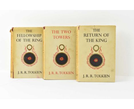 TOLKIEN (J.R.R.), THE LORD OF THE RINGS; 1st edition, 1st impression, THE LORD OF THE RINGS - 1954, THE TWO TOWERS - 1954, TH