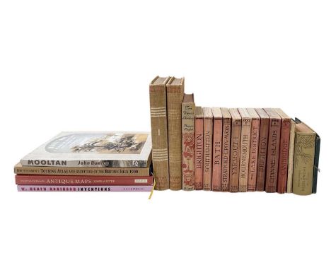 A collection of eighteen books including ten illustrated guidebooks by Ward Lock &amp; Co, comprising 'Yarmouth', 'Bournemout