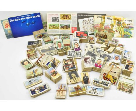 A quantity of mixed bundles, loose and in albums, of Capstan, Players and Wills cigarette cards, various subjects, together w
