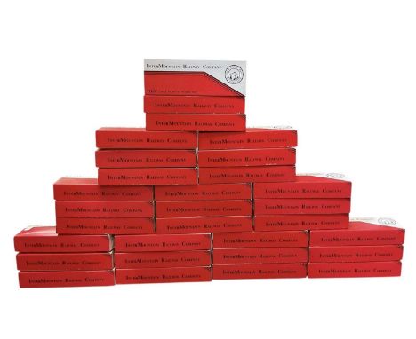 INTERMOUNTAIN RAILWAY COMPANY; a collection of thirty boxed HO gauge carriages and freight stock, including 'Covered Grain Ho