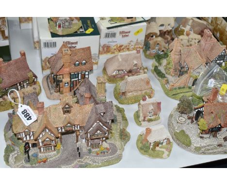 A COLLECTION OF TWENTY FOUR LILLIPUT LANE SCULPTURES, comprising Mrs Pinkerton's Post Office 1989 with box, deeds and catalog