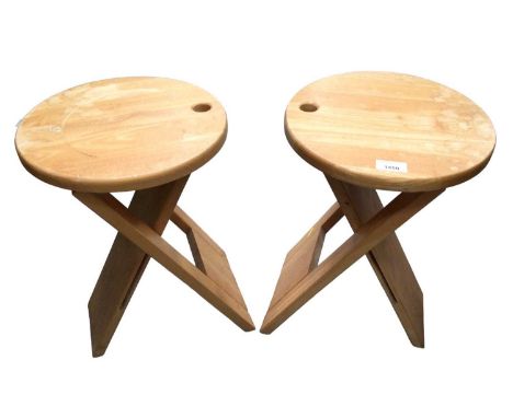Pair of vintage Suzy folding stools