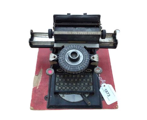 German tinplate toy typewriter D R P U S A Patente D R G M