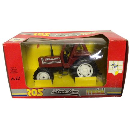 ROS Silver Line 1:32 Scale diecast Farm Tractors (Italian Models) Trattore Fiat No.30301, Trattore Ferguson 1014 No.30401, Tr