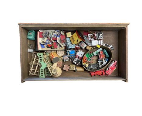 Group of vintage model vehicles, tin plate, etc