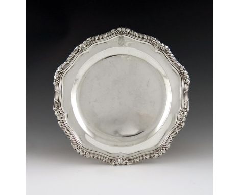 A George III silver plate, by Digby Scott and Benjamin Smith, London 1804 also stamped R.B & R, for Rundell, Bridge and Runde