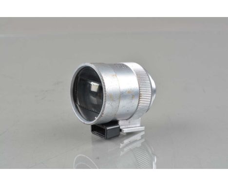A Canon 28mm Finder,  chrome, light brassing, elements G-VG