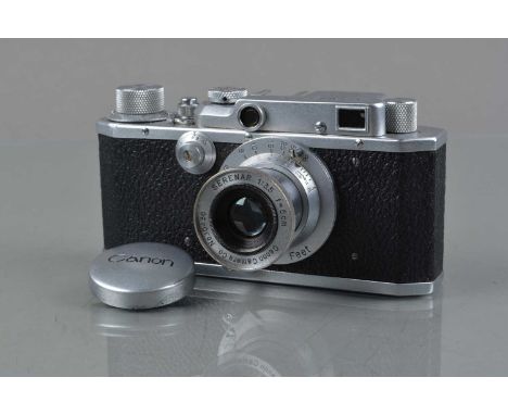 A Canon S-II Rangefinder Camera, made in occupied Japan, Canon Camera Company LTD, serial no 17970, shutter working, rangefin