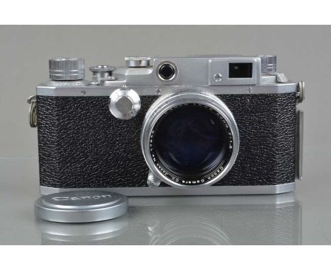 A Canon IIS Rangefinder Camera, Canon Company Inc Japan, serial no 120342, shutter working, rangefinder functions, body G-VG,