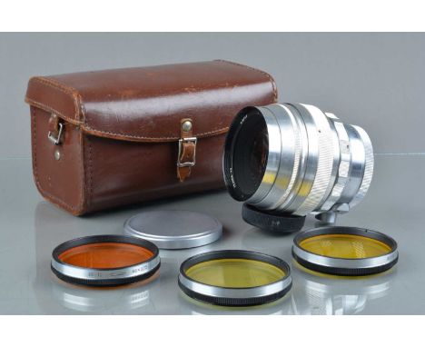 A Helios-40 85mm f/1.5 Pre Set Lens, M42 mount, serial no 640788, chrome barrel G, some light scratches & wear, elements G-VG