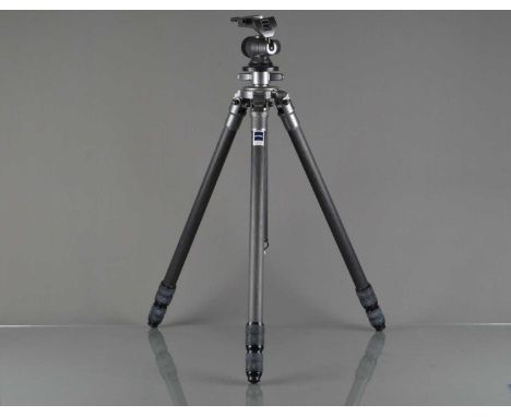 A Gitzo G1329 MK2 Carbon Fibre Tripod, G, some light wear, some light surface oxidation to bolt heads, with center coloumn an