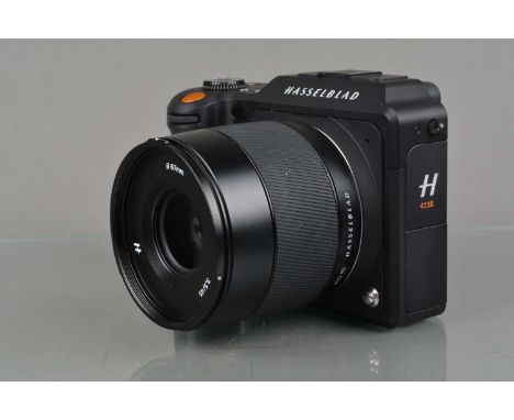 A Hasselblad X1D 50c 4116 Edition Mirrorless Digital Camera, black, serial no UQ27001336, powers up, shutter working, touch s