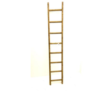 Vintage stripped house ladderDimensions: Height:&nbsp;207cm&nbsp; Length/Width:&nbsp;36cm&nbsp;