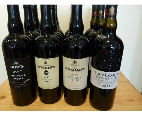 12 Bottles mixed Case Lot 2017 Fine Vintage Port 12 Bottles mixed Case Lot 2017 Fine Vintage Port comprising: 3 bottles Dow’s