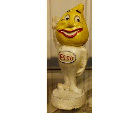 Cast iron Esso man H: 19 cm (option on next lot)
