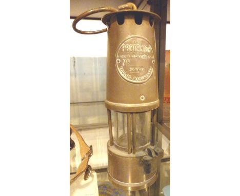 Eccles The Protector brass miners lamp