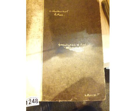Dickens 1st edition manuscript of Christmas Carol published by Elliot Stock 1890, 1 of 500 UK copies
