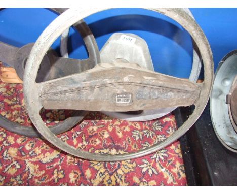 2 VAUXHALL STEERING WHEELS &amp; 1 FORD