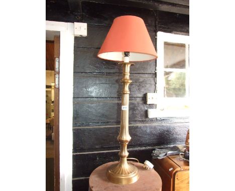 LARGE BRASS TABLE LAMP