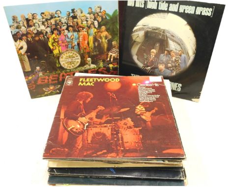 Various records, The Rolling Stones Decca big hits, The Beatles, Sgt Pepper's Lonely Hearts Club Band, Wings Band On The Run,