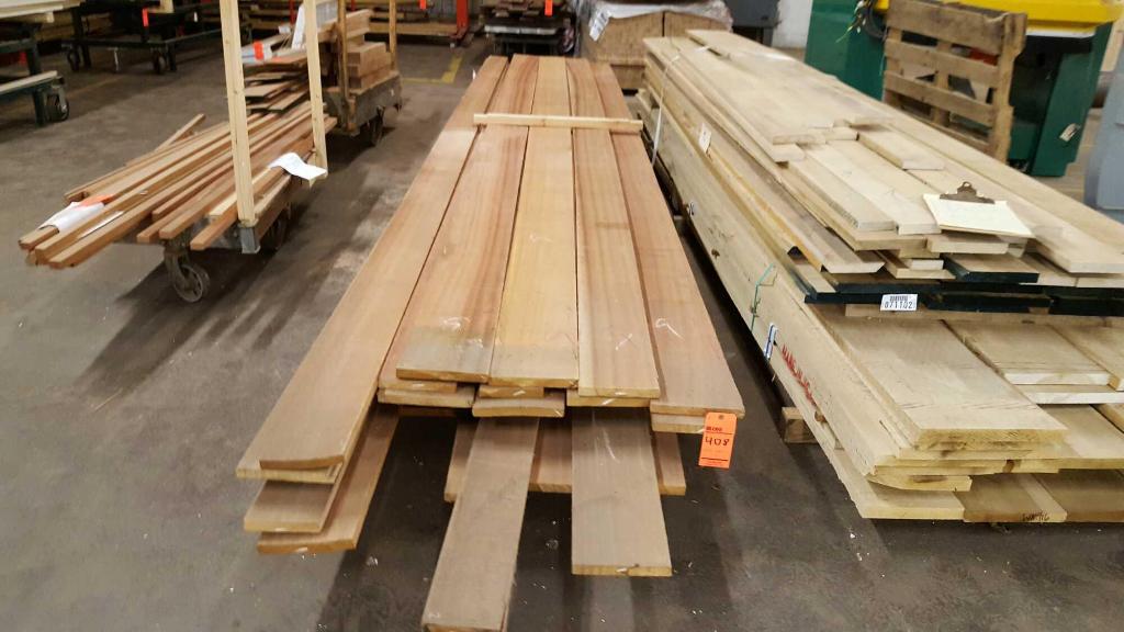 Lot of Philippine mahogany lumber