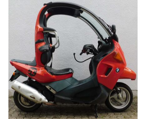 BMW C1 Roller. Leichtkraftrad. Benzin. 125 Kubikzentimeter. 11 kW. Baujahr 2001. 44188 KM. Nächste Hauptuntersuchung (HU/TüV)