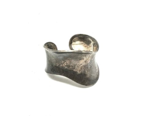 .925 Modernist Cuff Bangle 