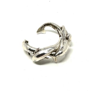 .925 Statement Dolphin Bangle 