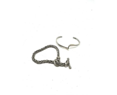 2 X .925 Bracelet And Bangle 