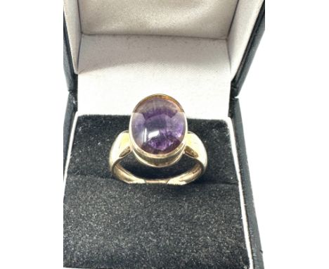 9ct Gold Blue John Statement Ring (4.7g) 