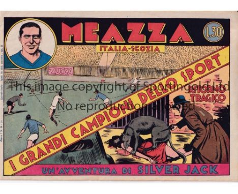 ITALY v ENGLAND 1931          Italy v Scotland played 10/5/1931 at the Stadio Nazionale, Rome. Rare 12-Page cartoon entitled 
