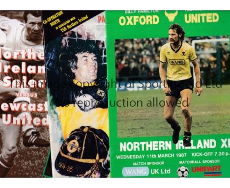 GEORGE BEST      Three Testimonial programmes in which Best appeared on the line-up page, Billy Bingham 1994 Northern Ireland