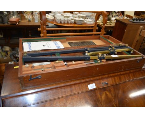 A Stanley pantograph in fitted box