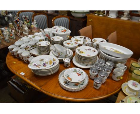 A large quantity of Royal Worcester oven-to-table ware china