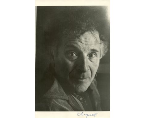 CHAGALL MARC: (1887-1985) Russian-born French Artist. A good signed 5 x 8 photograph by Chagall, the image showing the painte