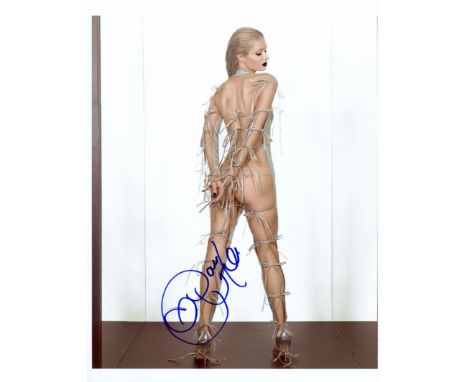 HILTON PARIS: (1981- ) American Model, Actress and Socialite. Signed colour 8 x 10 photograph by Hilton, the image depicting 
